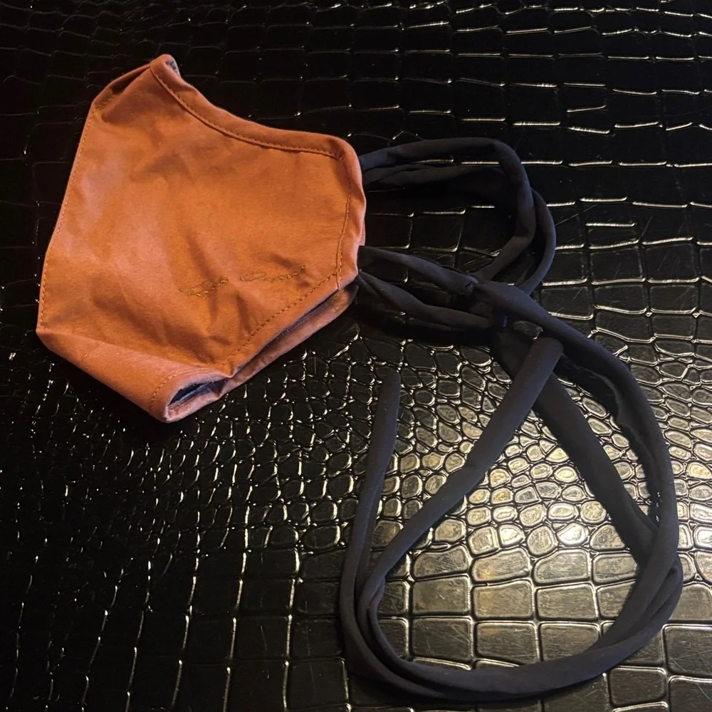 Rick Owens Olive and Black Face Mask
